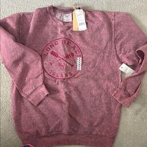 Long Beach Island NJ men’s sweatshirt Mesium M NWT Vintage brand embroidered